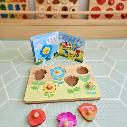 Flower Garden Puzzle and Book Set - 517